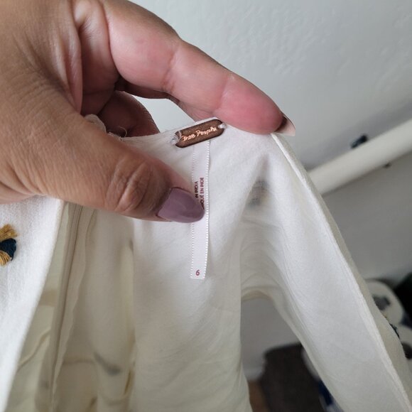 Free People Margarita Sleeveless Embroidered Romper - Picture 8 of 8